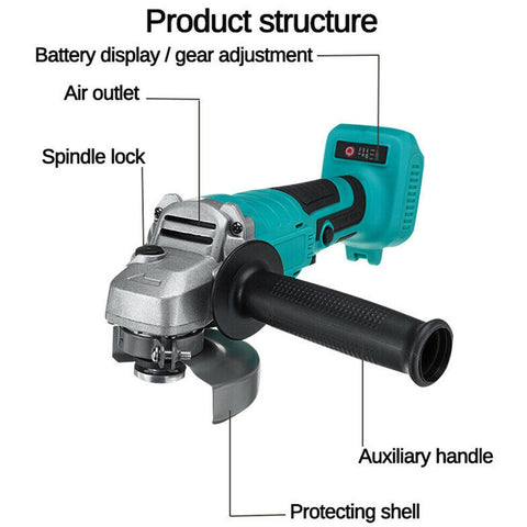 High Power Brushless Angle Grinder