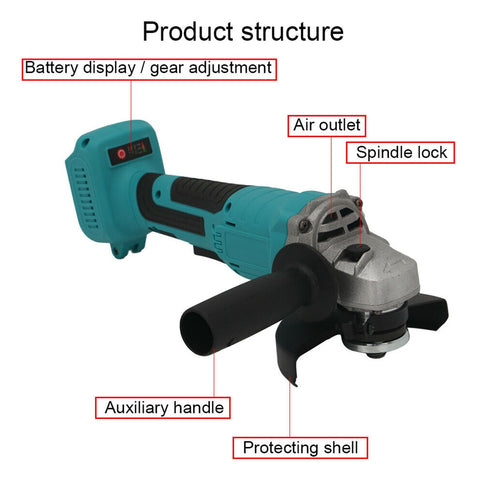 High Power Brushless Angle Grinder